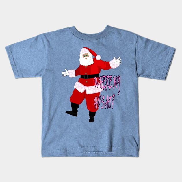 Santa Claus Kids T-Shirt by momomoma